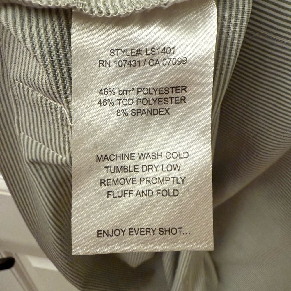 Linksoul Men's Classic Striped Polo in Gray - Picture 6 of 8